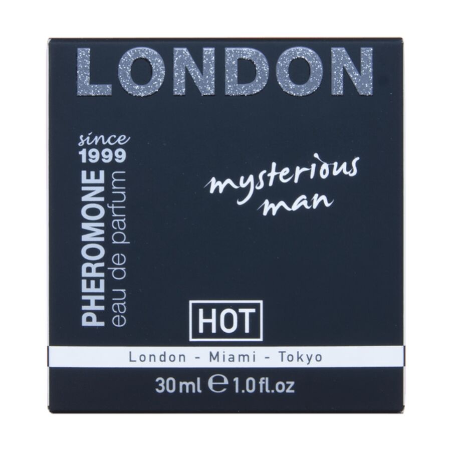 HOT - PERFUME CON FEROMONAS LONDON MYSTERIOUS HOMBRE 30 ML