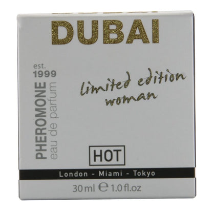 HOT - PERFUME CON FEROMONAS DUBAI EDICIÓN LIMITADA MUJER 30 ML