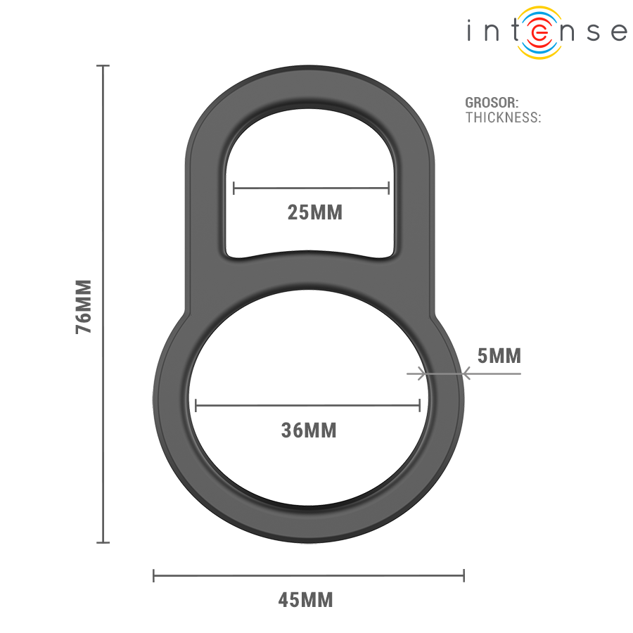 INTENSE - CONLETH ANILLO DOBLE AJUSTABLE MODELO 3