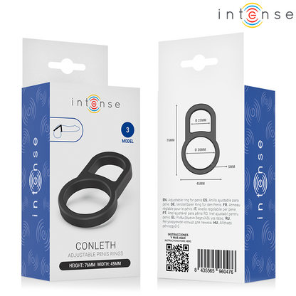 INTENSE - CONLETH ANILLO DOBLE AJUSTABLE MODELO 3