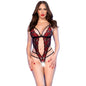 CHILIROSE - CR 4889 BODY FLORAL ROJO S/M