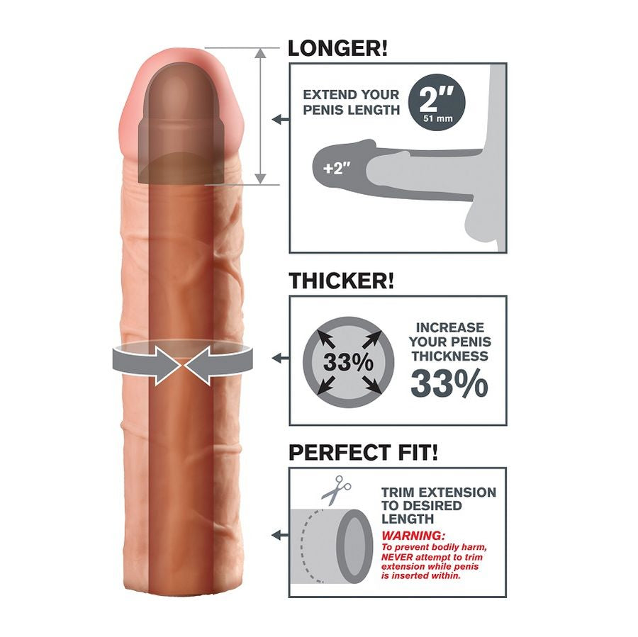FANTASY X-TENSIONS - PERFECT 2 PENIS EXTENSION