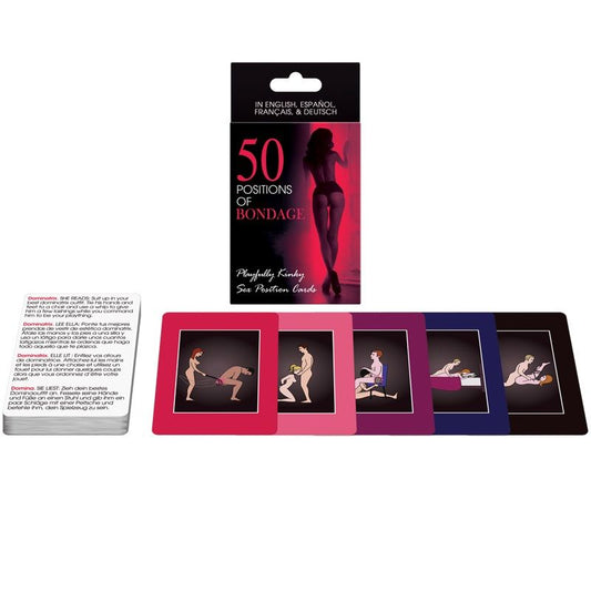 KHEPER GAMES - 50 BONDAGE POSITIONS CARDS
