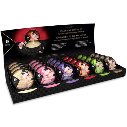 SHUNGA - MINI CARESS BY CANDLELIGHT DISPLAY VELAS MASAJE 24 UDS