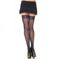 LEG AVENUE - MEDIAS DE RED CON COSTURA TRASERA EN RED EFECTO REMOLINO