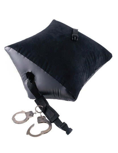 FETISH FANTASY SERIES - MASTER POSITION INFLATABLE PILLOW WITH HANDCUFFS