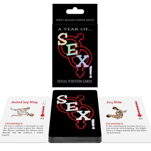 KHEPER GAMES - SEX POSITIONS CARD GAME A YEAR OF...SEX! IN