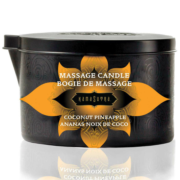 KAMASUTRA - COCONUT AND PINEAPPLE MASSAGE CANDLE 170G
