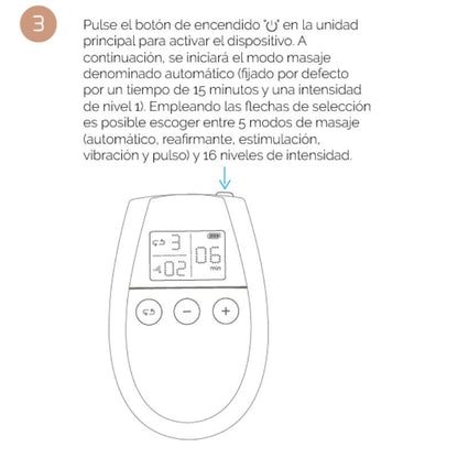 500 COSMETICS - U TONIC ELECTRO-STIMULATION TONING AND FIRMING OF MUSCLES
