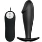 PRETTY LOVE - SILICONE ANAL PLUG PENIS SHAPE AND 12 VIBRATION MODES BLACK