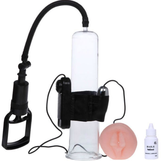 DANCE - ERECTION PUMP WITH FINGER PULL AND VIBRATION