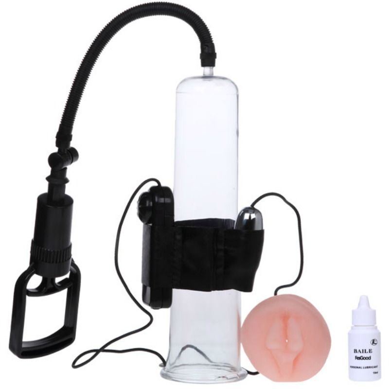DANCE - ERECTION PUMP WITH FINGER PULL AND VIBRATION