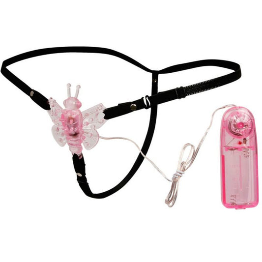 DANCE - HARNESS WITH MULTI-SPEED VIBRATING BUTTERFLY