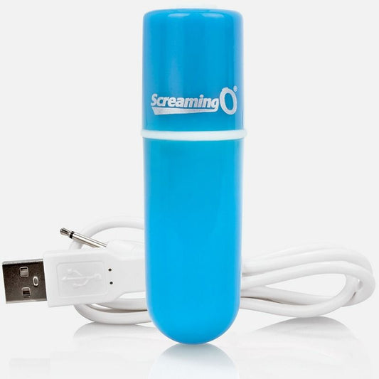 SCREAMING O - VOOOM BLUE RECHARGEABLE VIBRATING BULLET