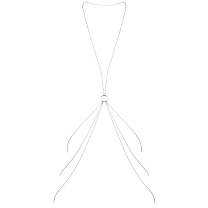BIJOUX - MAGNIFICENT METAL BODY CHAINS 8 SILVER