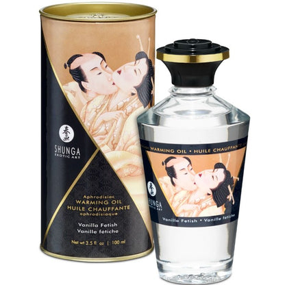 SHUNGA - VANILLA FLAVOR HEAT EFFECT MASSAGE OIL 100 ML
