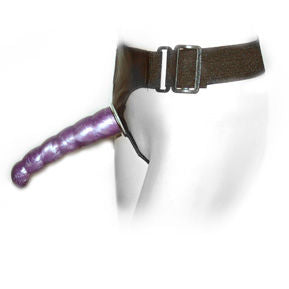 DANCE - LILAC FEMALE ANAL AND VAGINAL HARNESS G-SPOT 17 CM