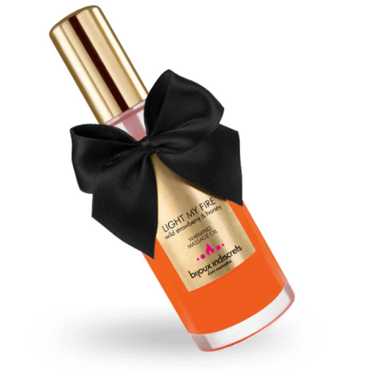 BIJOUX - STRAWBERRY SCENTED HEAT EFFECT MASSAGE OIL