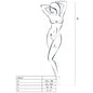 PASSION - WOMAN BS019 BLACK BODYSTOCKING ONE SIZE