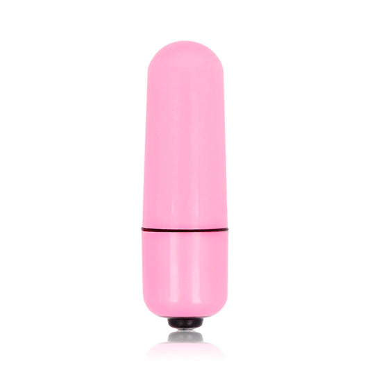 GLOSSY - SMALL PINK VIBRATING BULLET