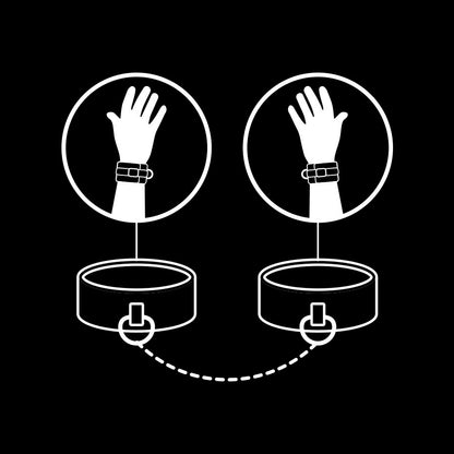 FETISH SUBMISSIVE - ESPOSAS CUERO VEGANO CON FORRO DE NOPRENO