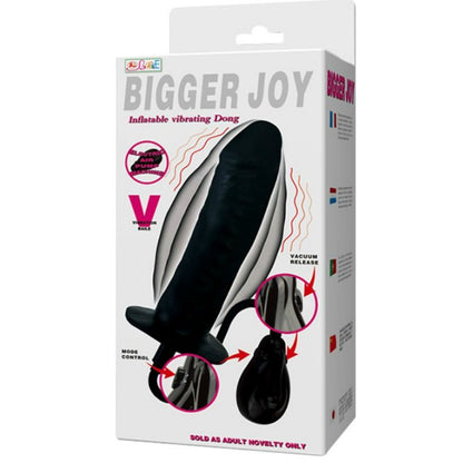DANCE - BIGGER JOY INFLATABLE DILDO WITH VIBRATION 16 CM
