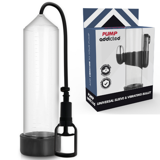 PUMP ADDICTED - RX7 TRANSPARENT ERECTION PUMP WITH VIBRATOR