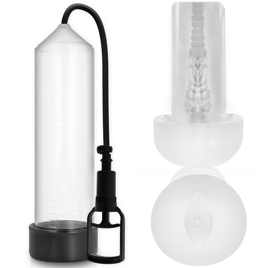 PUMP ADDICTED - RX7 TRANSPARENT ERECTION PUMP WITH MASTURBATOR
