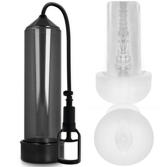 PUMP ADDICTED - RX7 BLACK ERECTION PUMP WITH MASTURBATOR