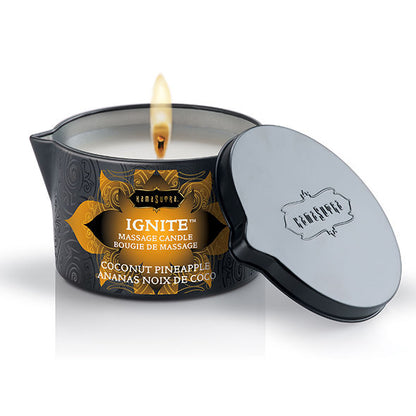 KAMASUTRA - COCONUT AND PINEAPPLE MASSAGE CANDLE 170G