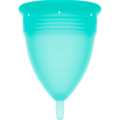 STERCUP - FDA SILICONE AQUAMARINE MENSTRUAL CUP - SIZE S