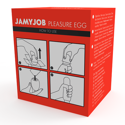 JAMYJOB - DISCREET MASTURBATOR EGG RED JOY VERSION