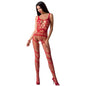 PASSION - WOMAN BS058 BODYSTOCKING BLANCO TALLA UNICA