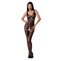 PASSION - WOMAN BS069 WHITE BODYSTOCKING ONE SIZE
