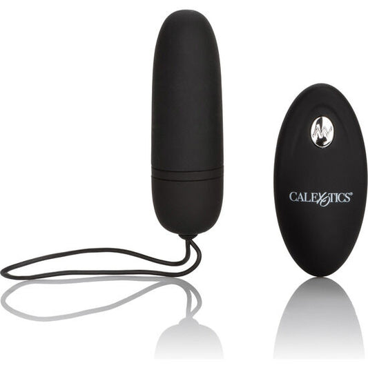 CALEXOTICS - SILICONE VIBRATING EGG WITH BLACK REMOTE CONTROL