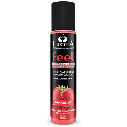 INTIMATELINE - LUXURIA FEEL WATER-BASED STRAWBERRY LUBRICANT 60 ML