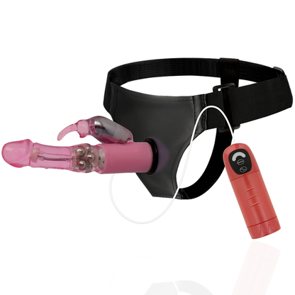 HARNESS ATTRACTION - DANIEL HARNESS WITH VIBRATION AND ROTATION 18 CM -OR- 3.5 CM