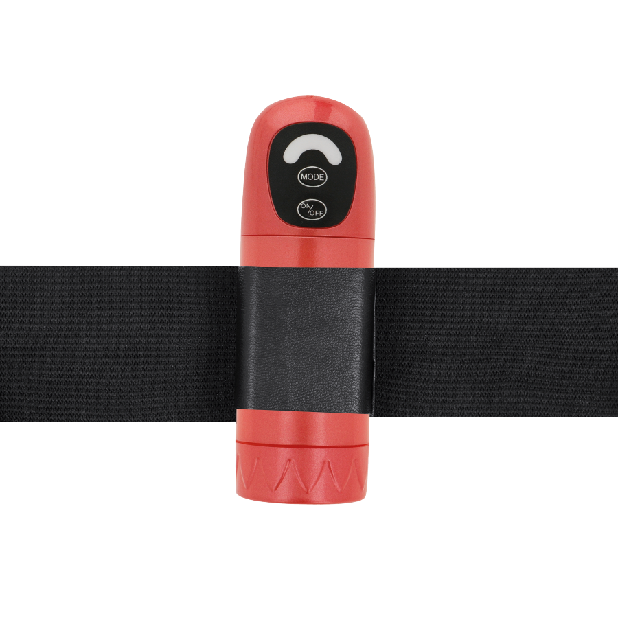 HARNESS ATTRACTION - DANIEL HARNESS WITH VIBRATION AND ROTATION 18 CM -OR- 3.5 CM