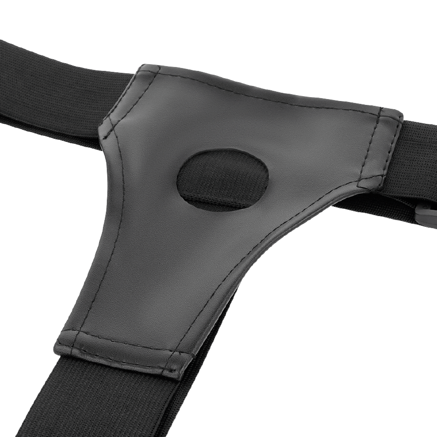 HARNESS ATTRACTION - HOLLOW HARNESS BENNY WITH VIBRATOR 15 CM -OR- 4.5 CM