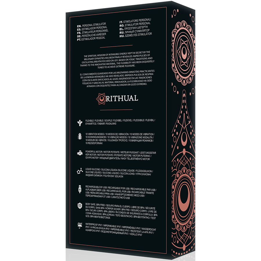 RITHUAL - KRIYA RECHARGEABLE G-SPOT STIMULATOR BLACK