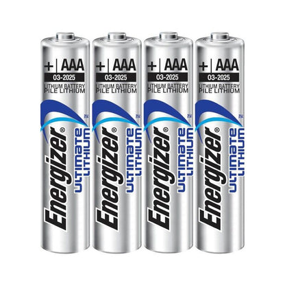 ENERGIZER - ULTIMATE LITHIUM AAA LITHIUM BATTERY L92 LR03 1.5V BLISTER*4