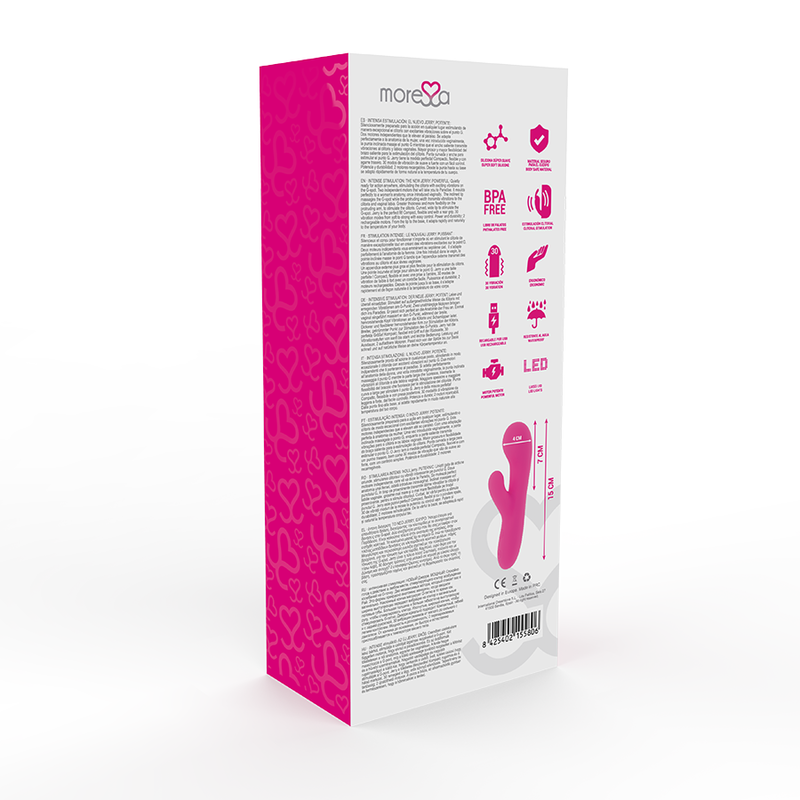 MORESSA - JERRY CLIP VIBRATING G-SPOT CLITORIS PREMIUM SILICONE RECHARGEABLE