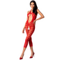 PASSION - WOMAN BS081 BLACK BODYSTOCKING ONE SIZE