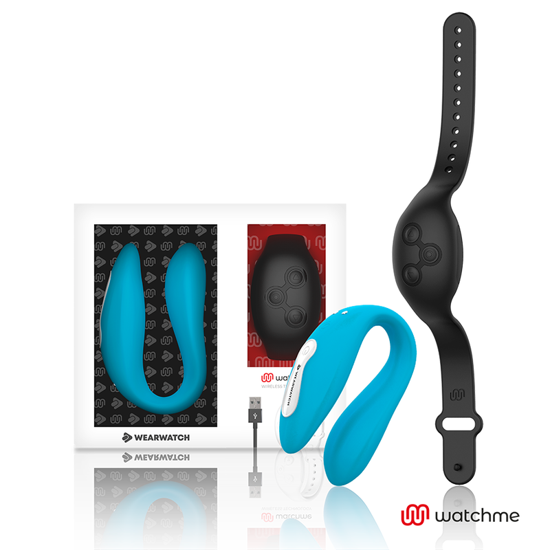 WEARWATCH - DUAL TECHNOLOGY WATCHME VIBRATOR INDIGO / JET