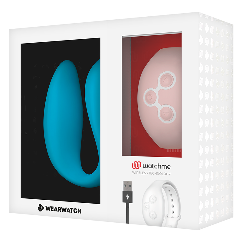 WEARWATCH - DUAL TECHNOLOGY WATCHME VIBRATOR INDIGO / PINK