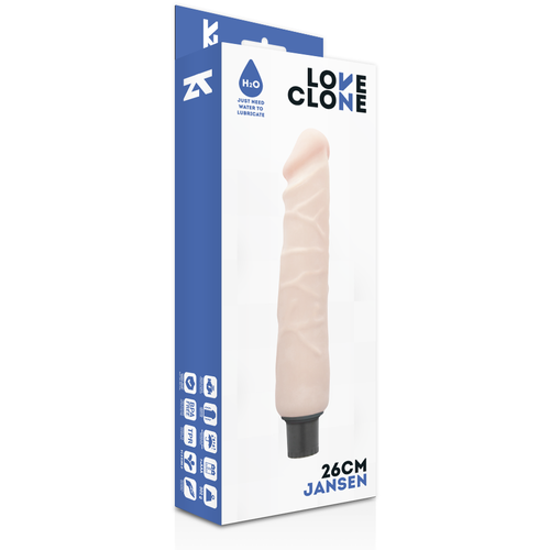 LOVECLONE - JANSEN SELF LUBRICATION VIBRADOR 26CM