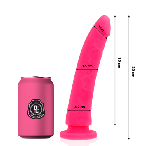 DELTA CLUB - TOYS DILDO ROSA SILICONA MEDICA 20 X 4 CM