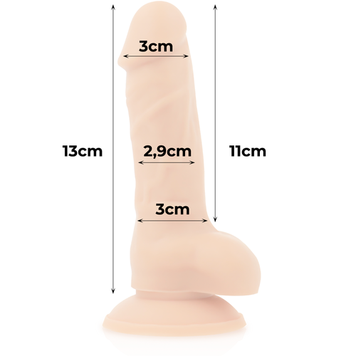 COCK MILLER - ARNES + DILDO SILICONA DENSITY COCKSIL ARTICULABLE 13 CM