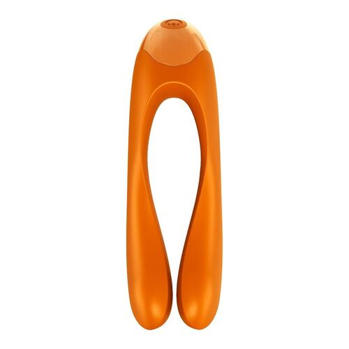 SATISFYER - CANDY CANE VIBRADOR DEDO NARANJA