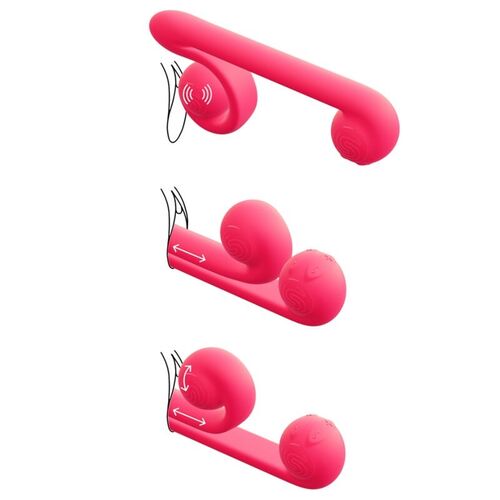 SNAIL VIBE VIBRADOR MULTIACCION ROSA